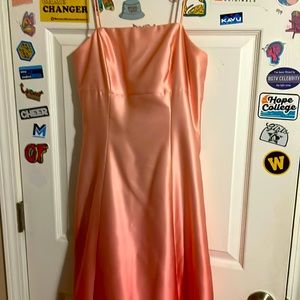pink long formal dress